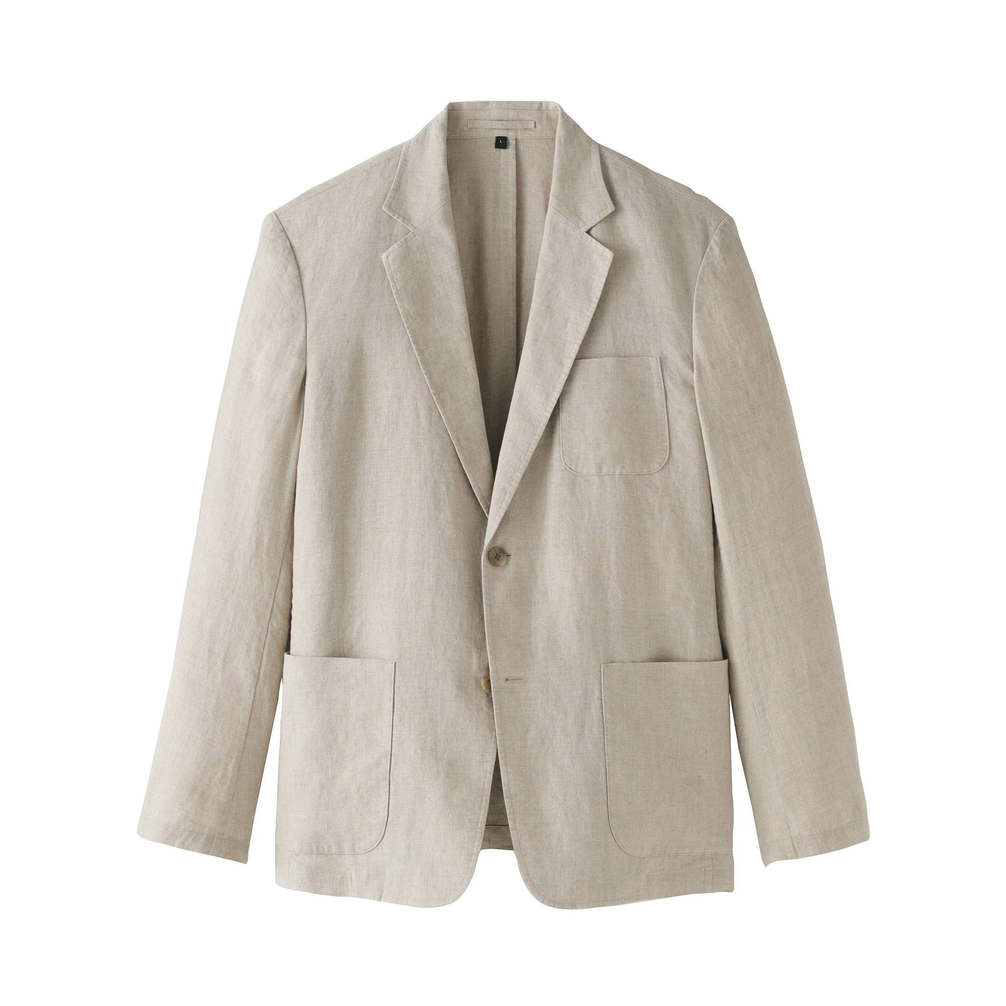 紳士　リネン洗いざらしジャケット