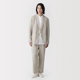 紳士　リネン洗いざらしジャケット