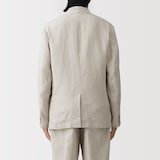 紳士　リネン洗いざらしジャケット