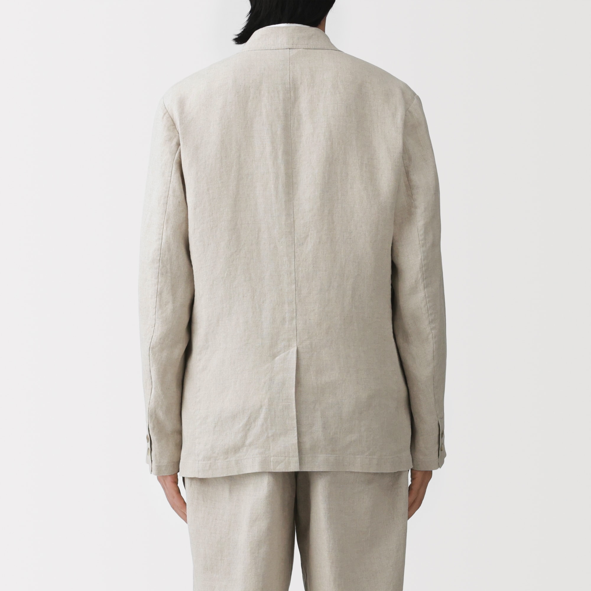 紳士 リネン洗いざらしジャケット | 無印良品