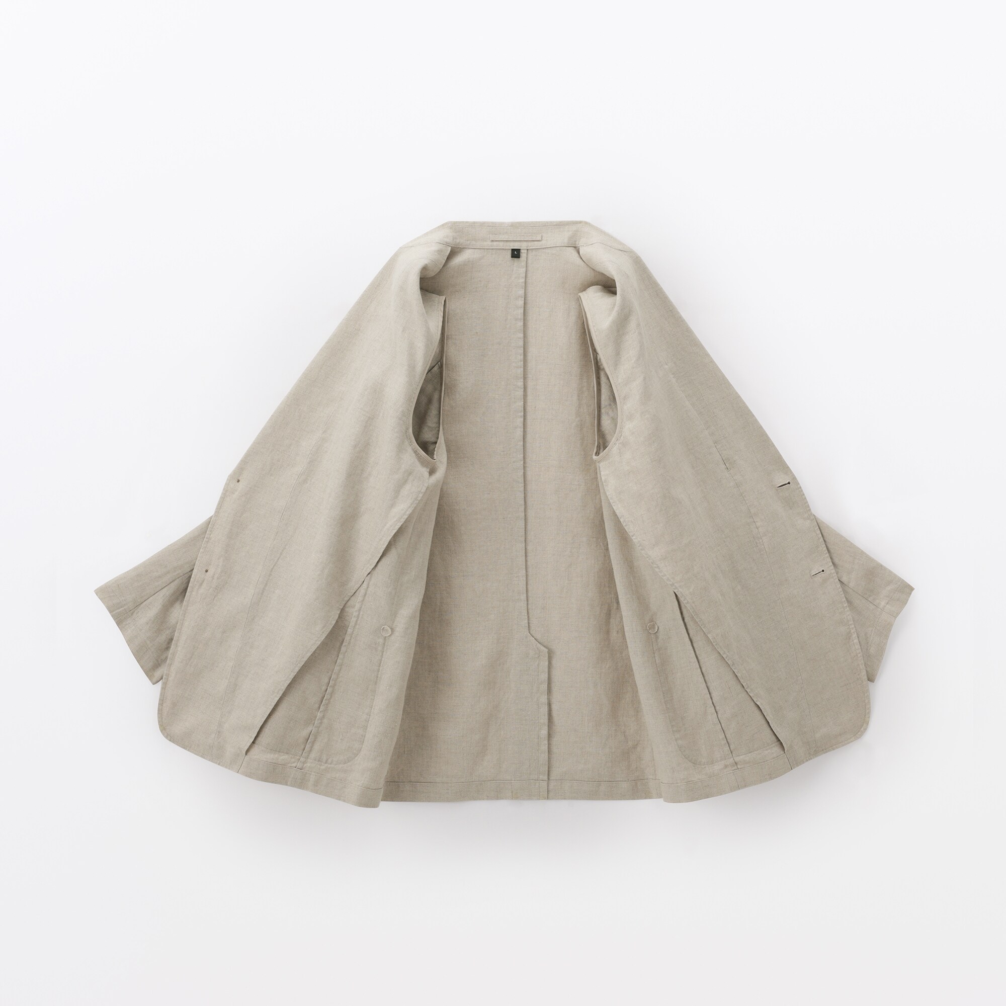 紳士 リネン洗いざらしジャケット | 無印良品