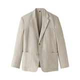 紳士　リネン洗いざらしジャケット