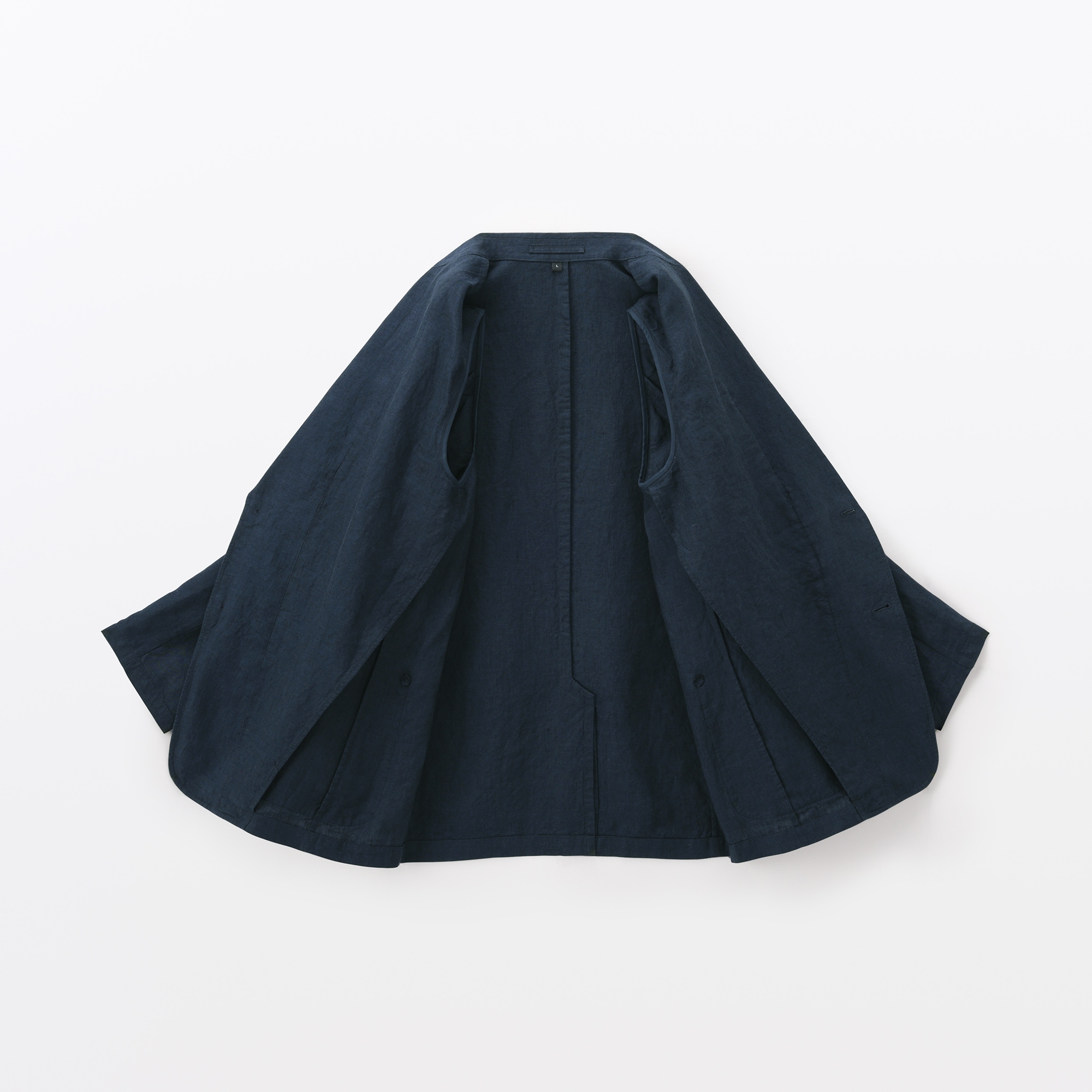 紳士　リネン洗いざらしジャケット