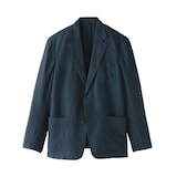 紳士　リネン洗いざらしジャケット