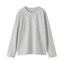 婦人　天竺編みクルーネック長袖Ｔシャツ