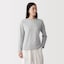 婦人　天竺編みクルーネック長袖Ｔシャツ