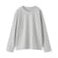 婦人　天竺編みクルーネック長袖Ｔシャツ