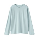 婦人　天竺編みクルーネック長袖Ｔシャツ