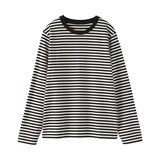 婦人　天竺編みクルーネック長袖Ｔシャツ