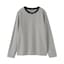 婦人　天竺編みクルーネック長袖Ｔシャツ