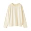 婦人　天竺編みクルーネック長袖Ｔシャツ