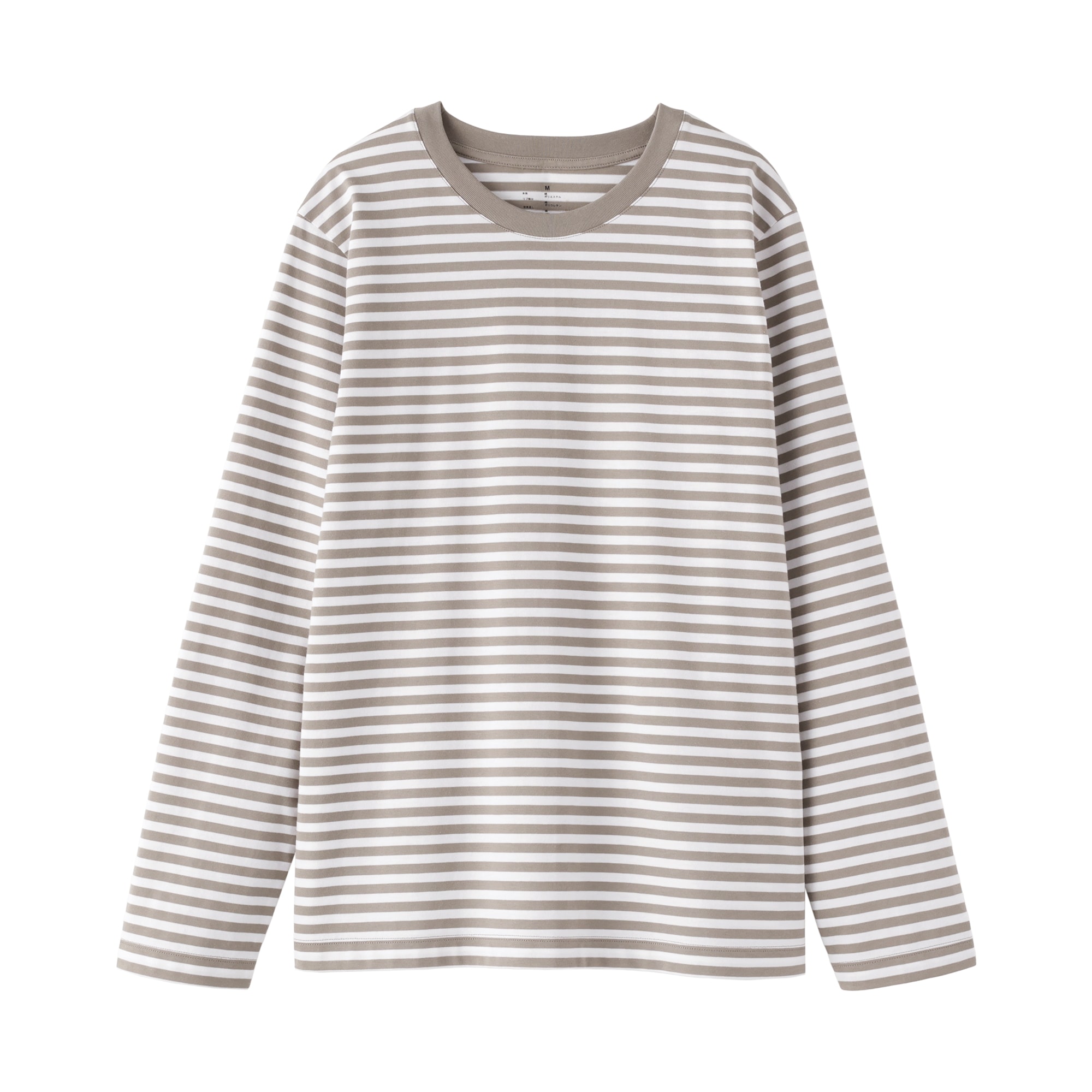 婦人　天竺編みクルーネック長袖Ｔシャツ