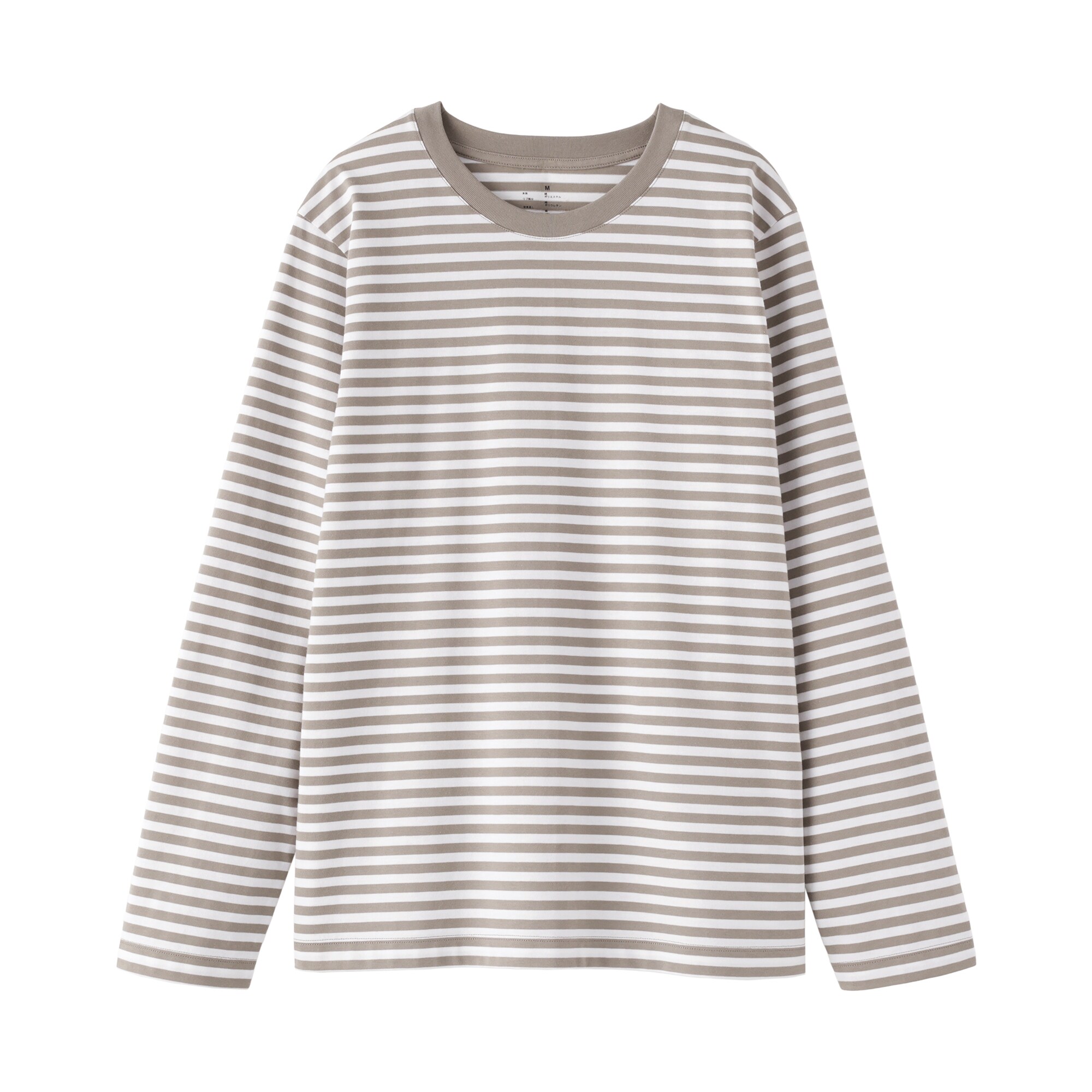 婦人　天竺編みクルーネック長袖Ｔシャツ