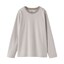 婦人　天竺編みクルーネック長袖Ｔシャツ