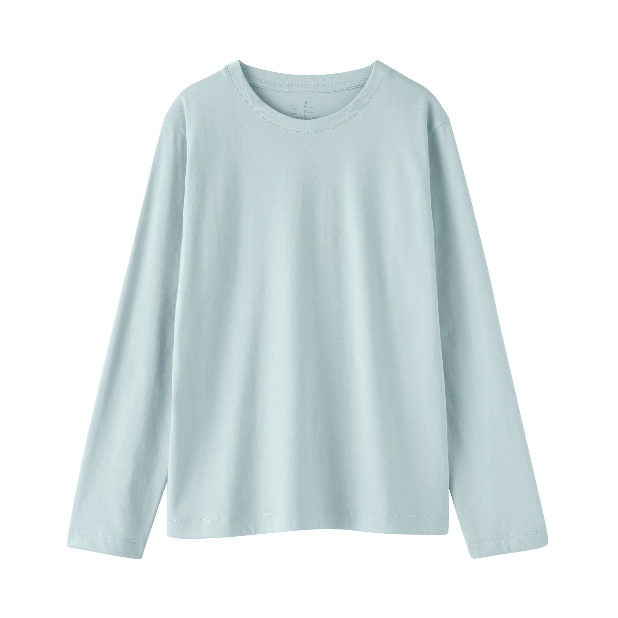 婦人　天竺編みクルーネック長袖Ｔシャツ