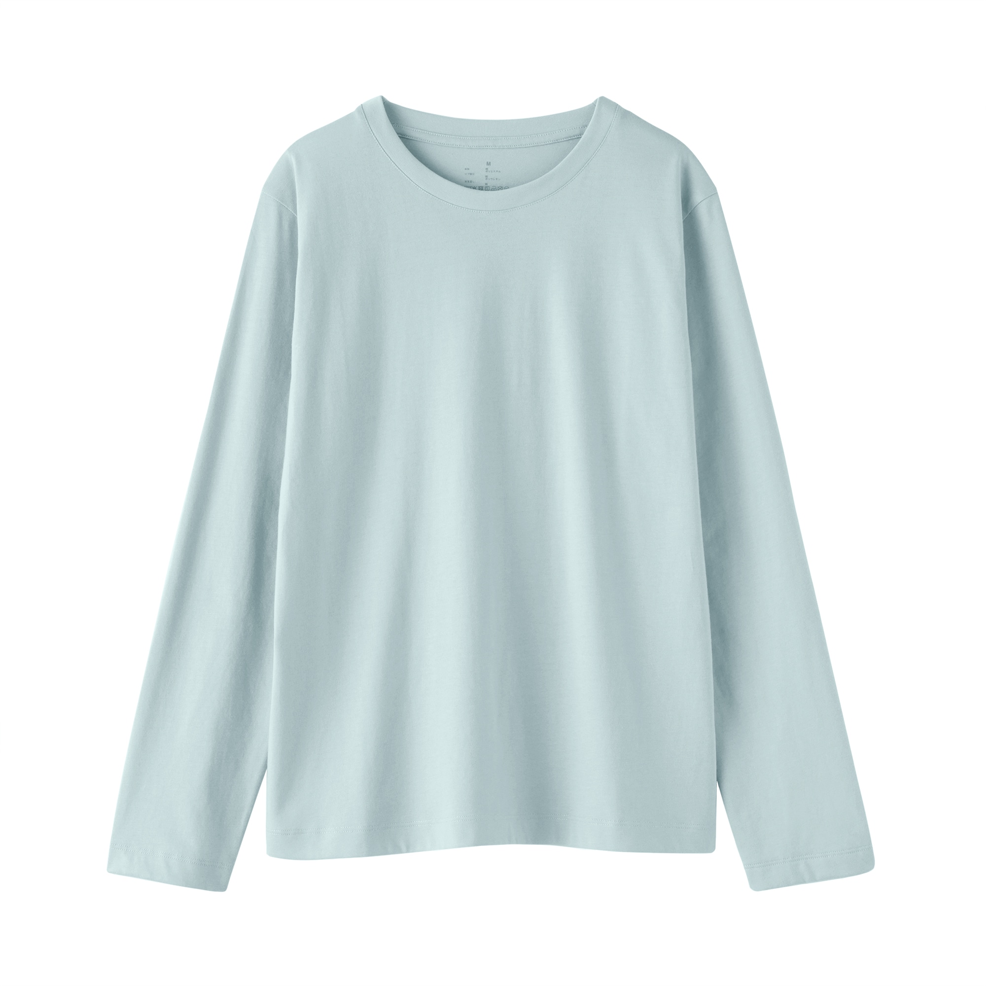 婦人　天竺編みクルーネック長袖Ｔシャツ