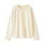 婦人　天竺編みクルーネック長袖Ｔシャツ