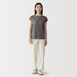 婦人　天竺編みフレンチスリーブＴシャツ