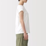 婦人　天竺編みフレンチスリーブＴシャツ
