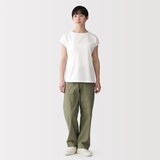 婦人　天竺編みフレンチスリーブＴシャツ