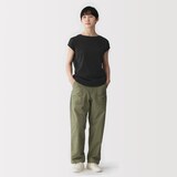 婦人　天竺編みフレンチスリーブＴシャツ