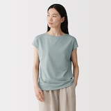 婦人　天竺編みフレンチスリーブＴシャツ