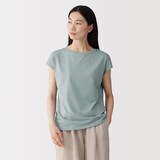 婦人　天竺編みフレンチスリーブＴシャツ