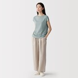 婦人　天竺編みフレンチスリーブＴシャツ