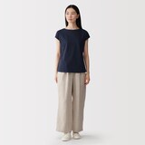 婦人　天竺編みフレンチスリーブＴシャツ