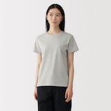 婦人　天竺編みクルーネック半袖Ｔシャツ