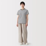 婦人　天竺編みクルーネック半袖Ｔシャツ