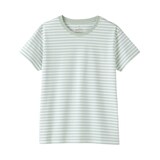 婦人　天竺編みクルーネック半袖Ｔシャツ