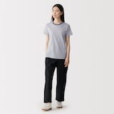 婦人　天竺編みクルーネック半袖Ｔシャツ