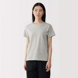 婦人　天竺編みクルーネック半袖Ｔシャツ