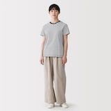 婦人　天竺編みクルーネック半袖Ｔシャツ