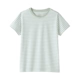 婦人　天竺編みクルーネック半袖Ｔシャツ