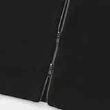 紳士　洗える畦編みフルジップカーディガン