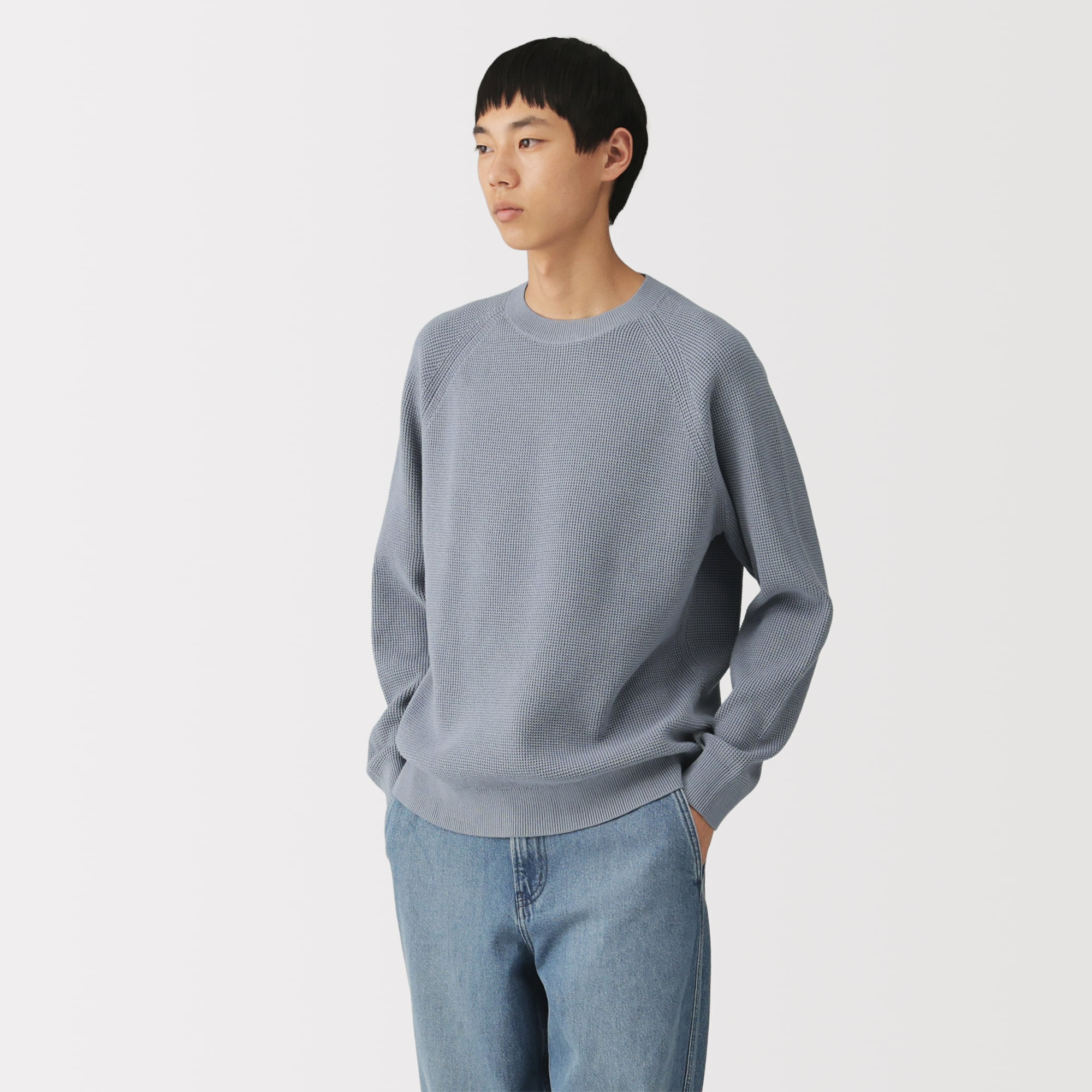 Supreme ワッフル編み クルーネックセーター アイボリー Supreme