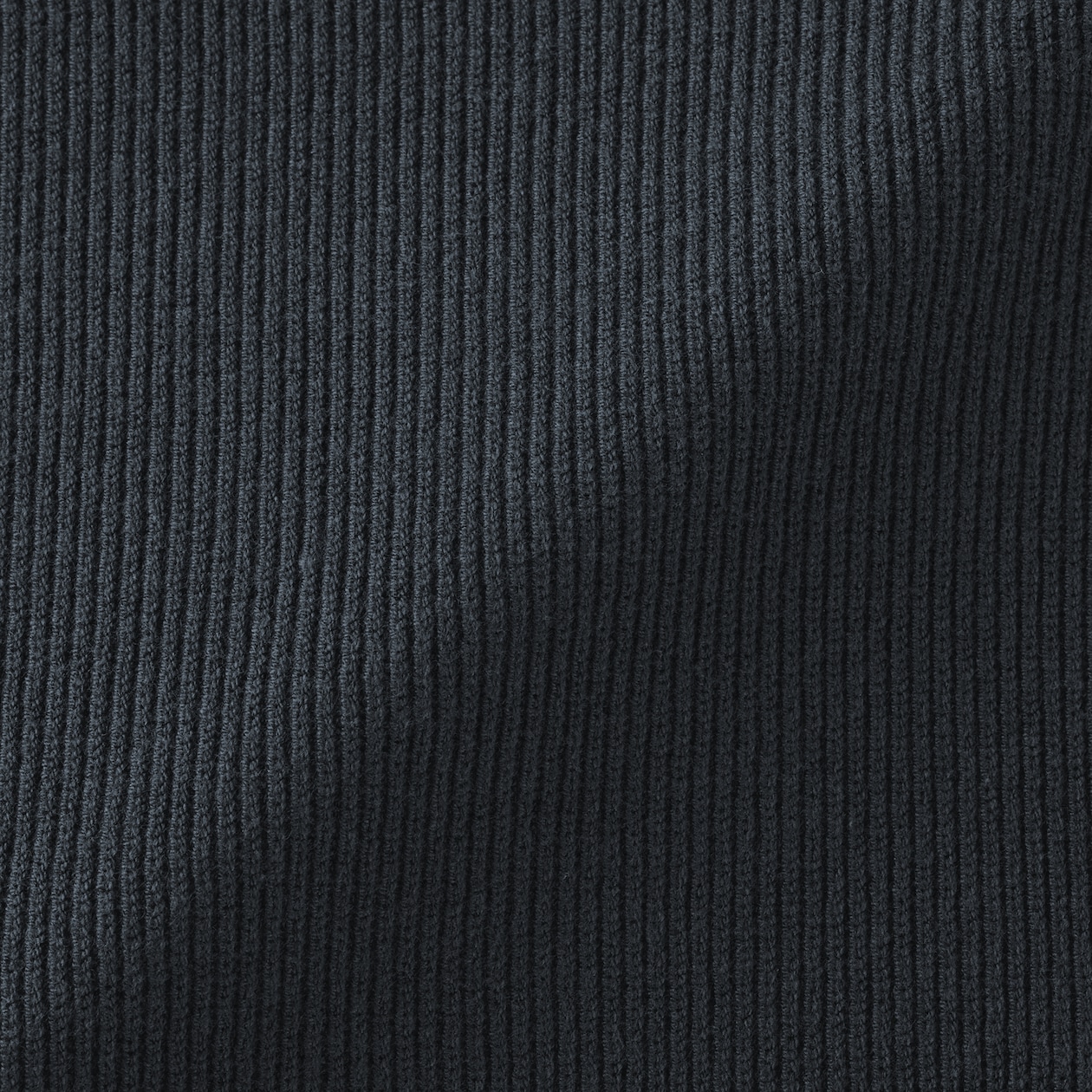 紳士　洗える畦編みポロセーター