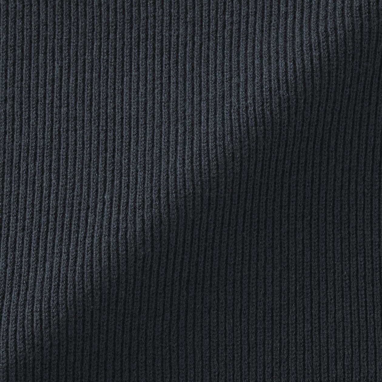 紳士　洗える畦編みポロセーター