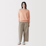 婦人　大豆繊維を使ったⅤネックセーター