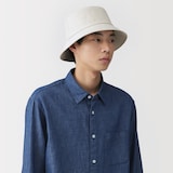 ＵＶカット透湿撥水　防水テープ使いバケットハット