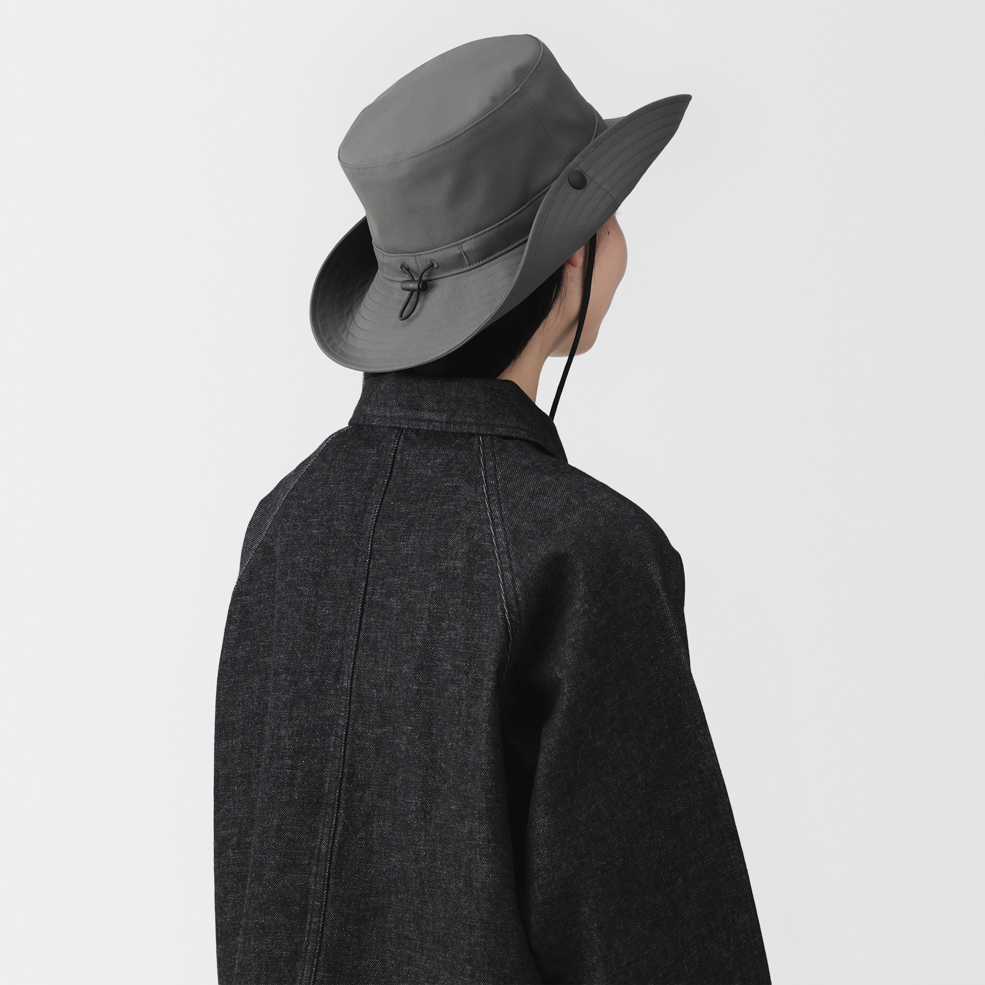 ＵＶカット透湿撥水　防水テープ使いサファリハット