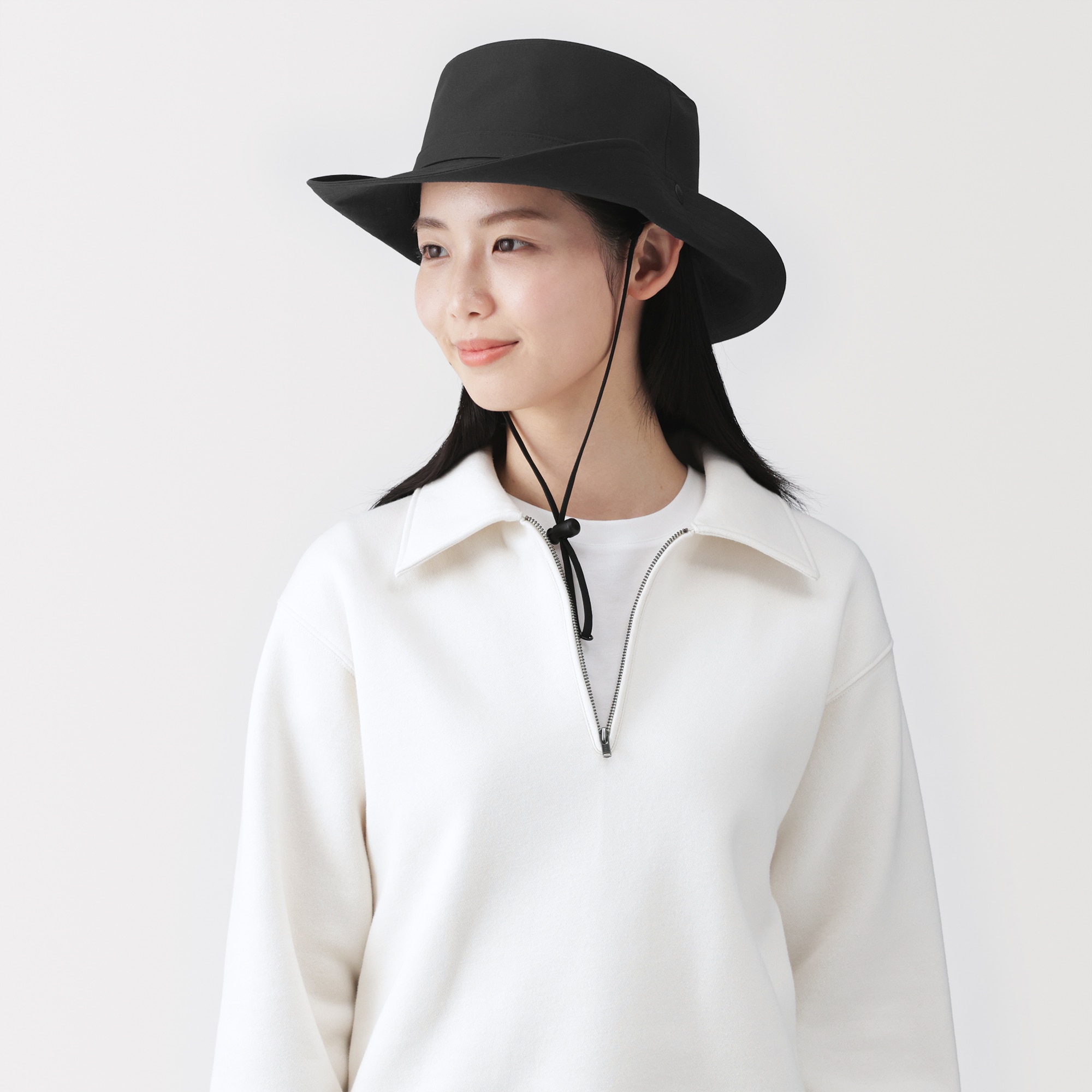 ＵＶカット透湿撥水　防水テープ使いサファリハット