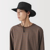 ＵＶカット透湿撥水　防水テープ使いサファリハット