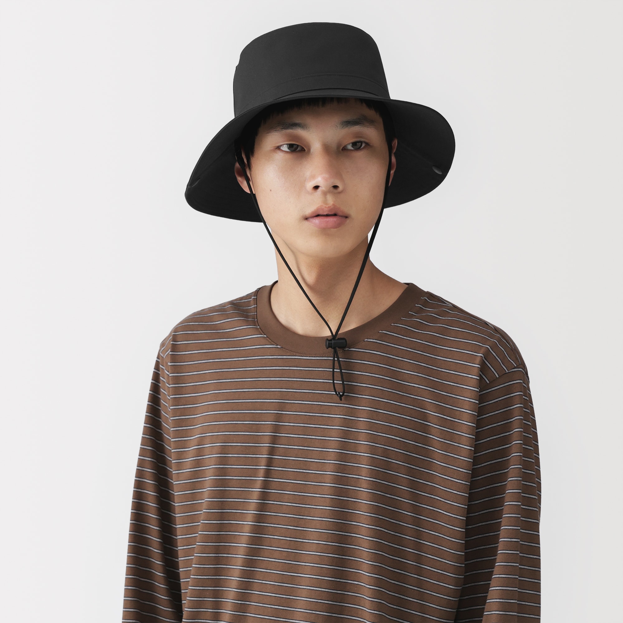 ＵＶカット透湿撥水　防水テープ使いサファリハット