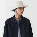 ＵＶカット透湿撥水　防水テープ使いサファリハット