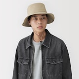 ＵＶカット透湿撥水　防水テープ使いサファリハット