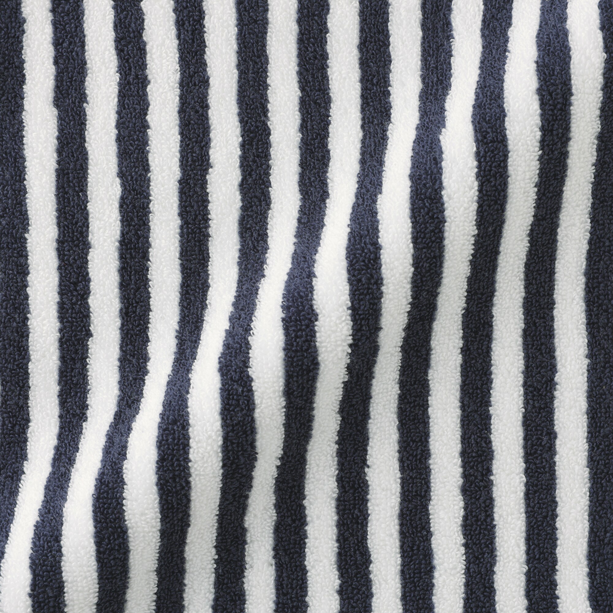 綿　やわらか　タオルハンカチ（縞）　