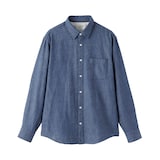 紳士　デニムシャツ